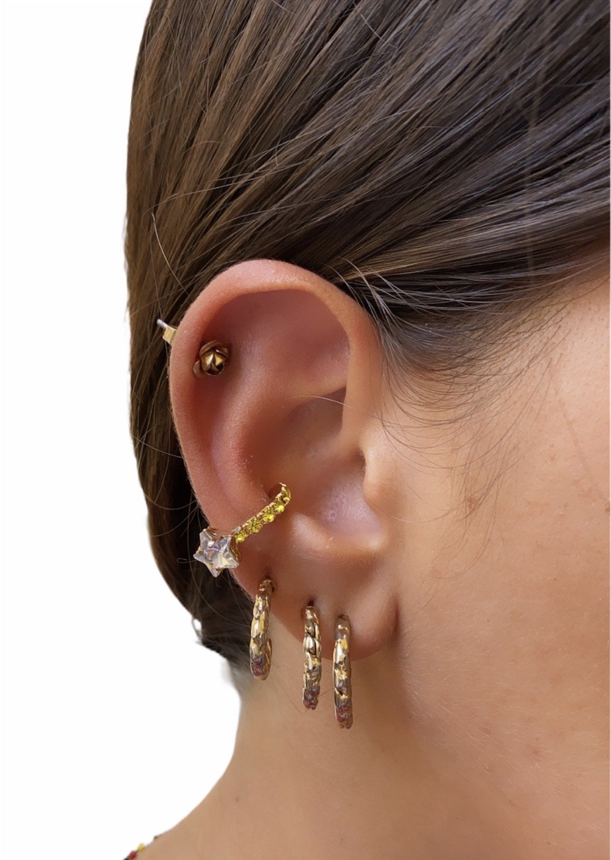 Earcuff Strass Stella Swarovski
