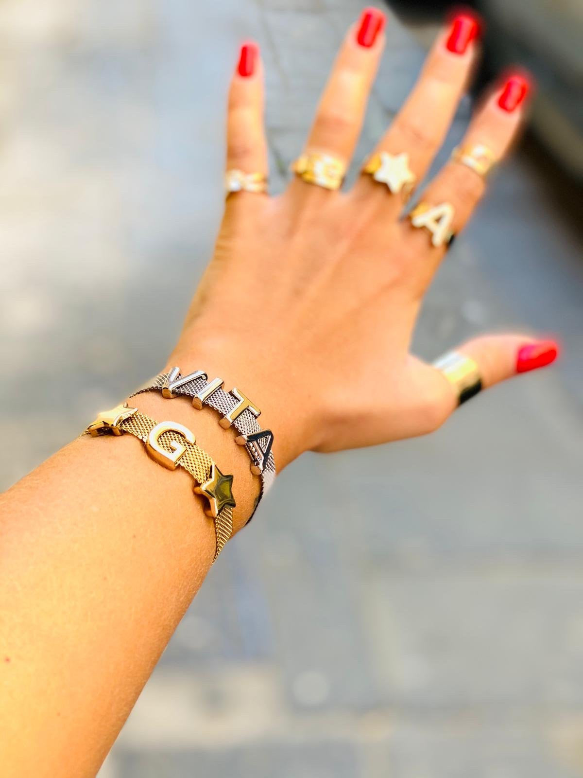 Bracciale Personalizzabile con Catena Milanese