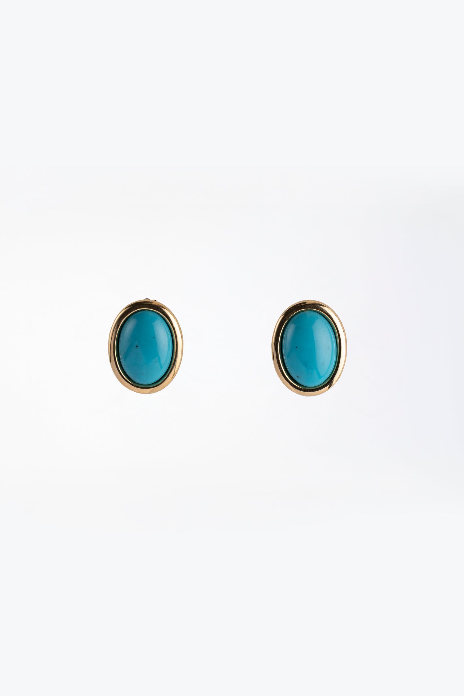 Orecchino Bottone Ovale Cabochon 18X25