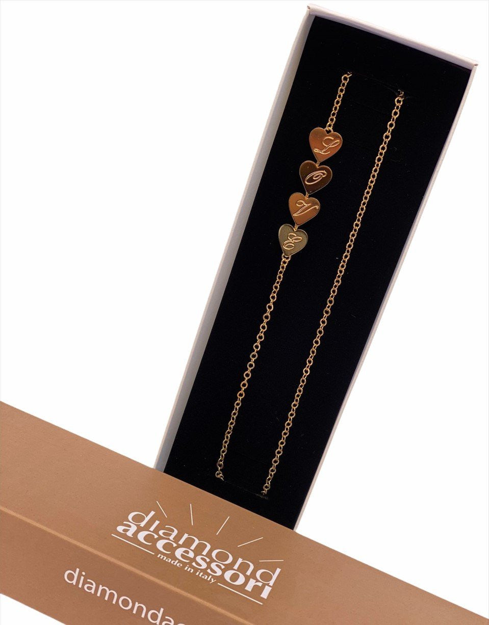 Catenina Occhiali Hearts con Nome
