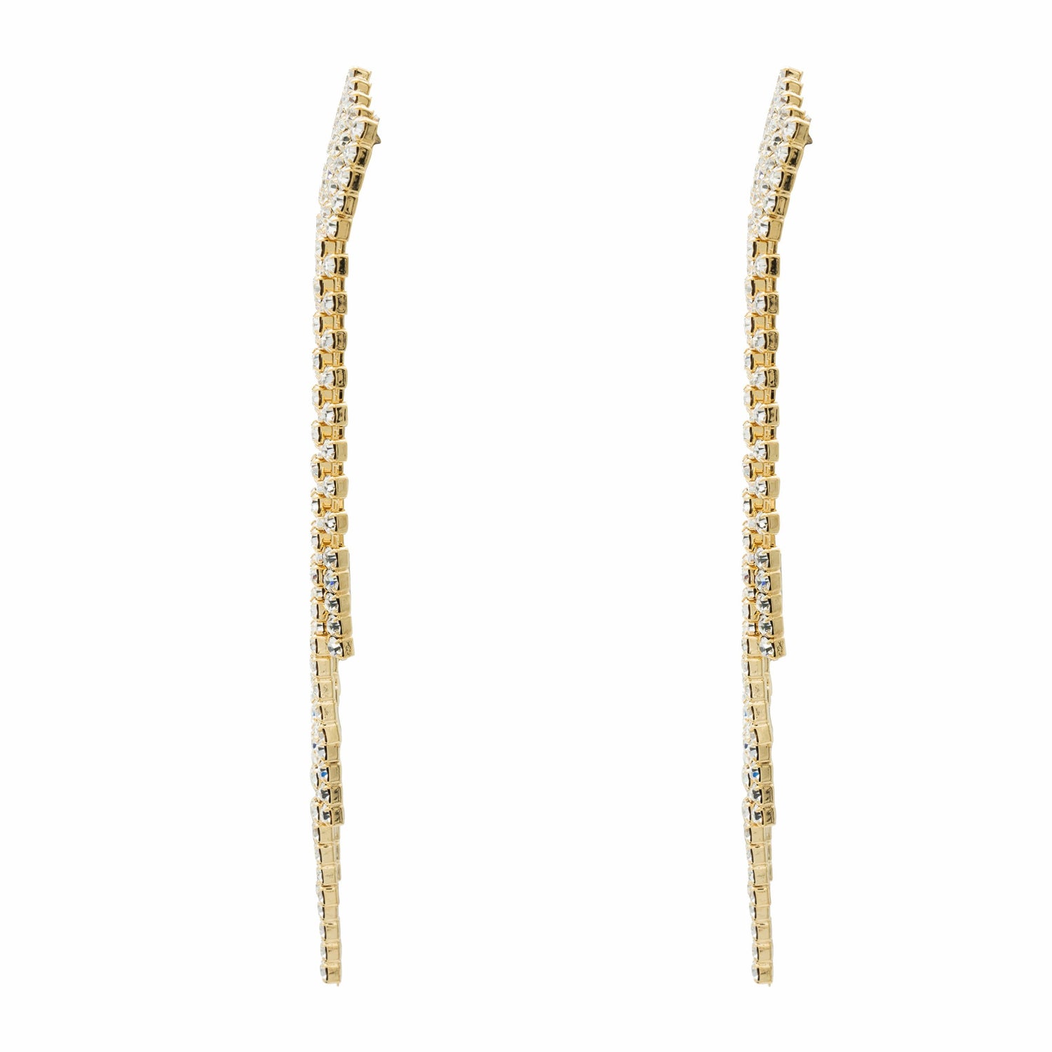 Orecchini Strass Chandelier