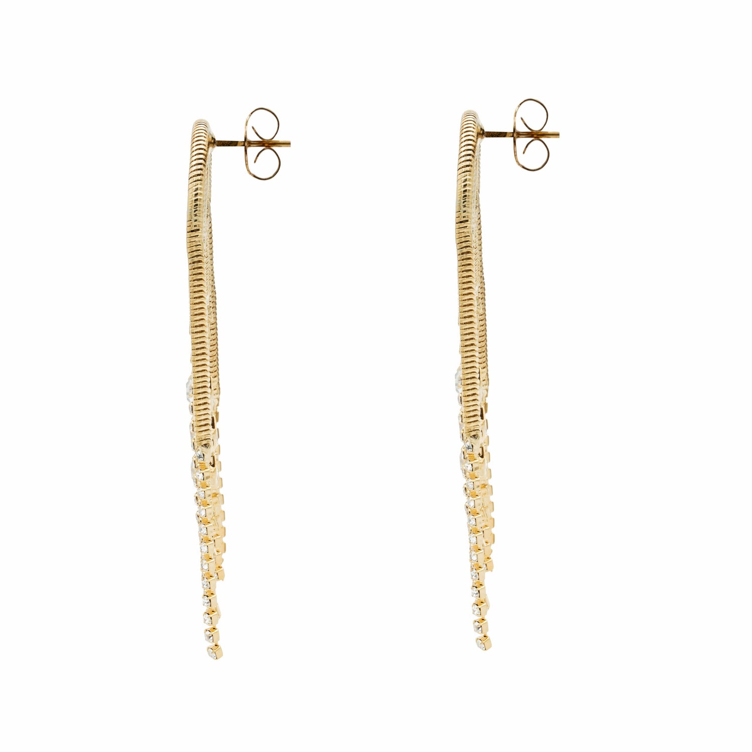 Orecchini Arc De Triomphe con Catena Serpe Tonda