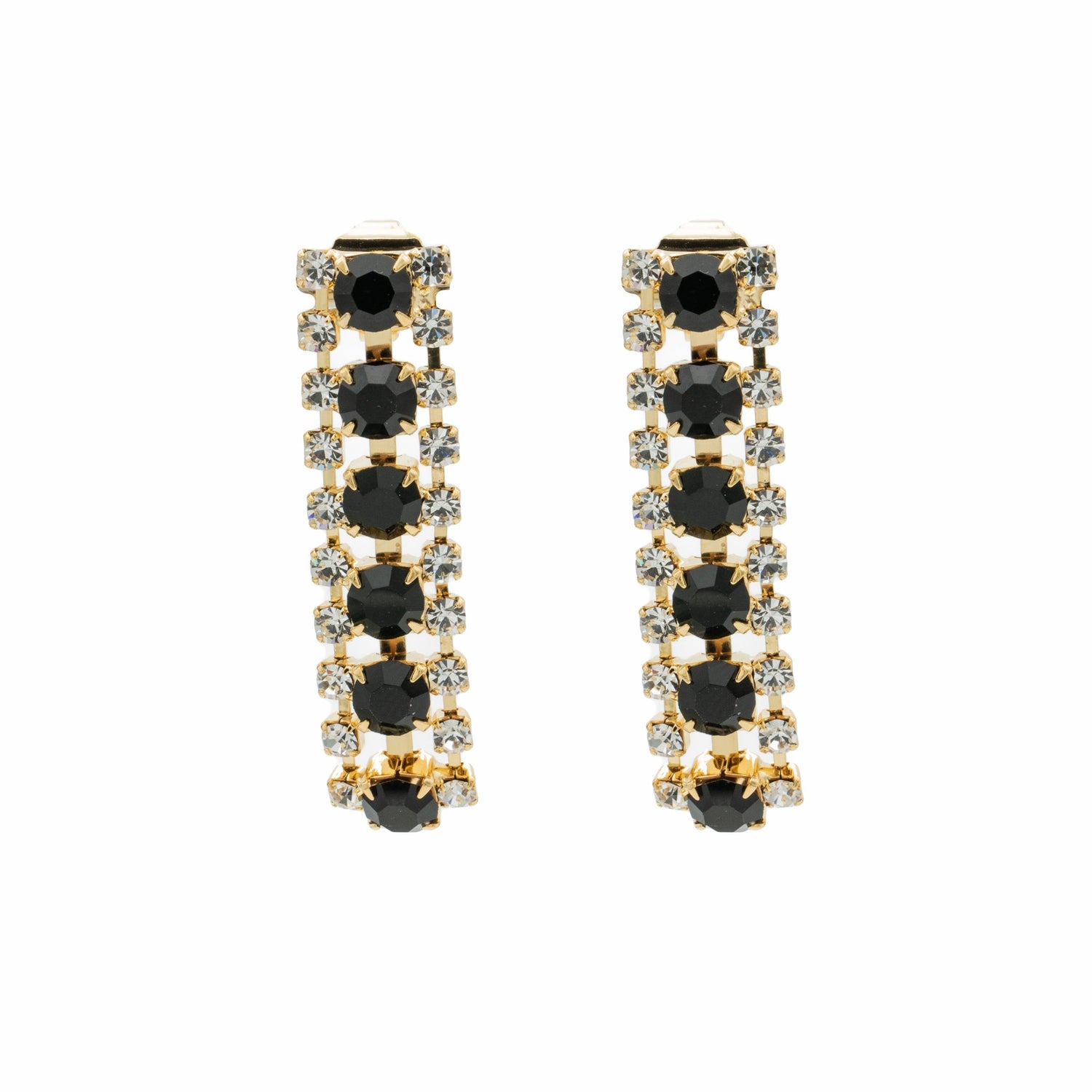Orecchini Strass Snake