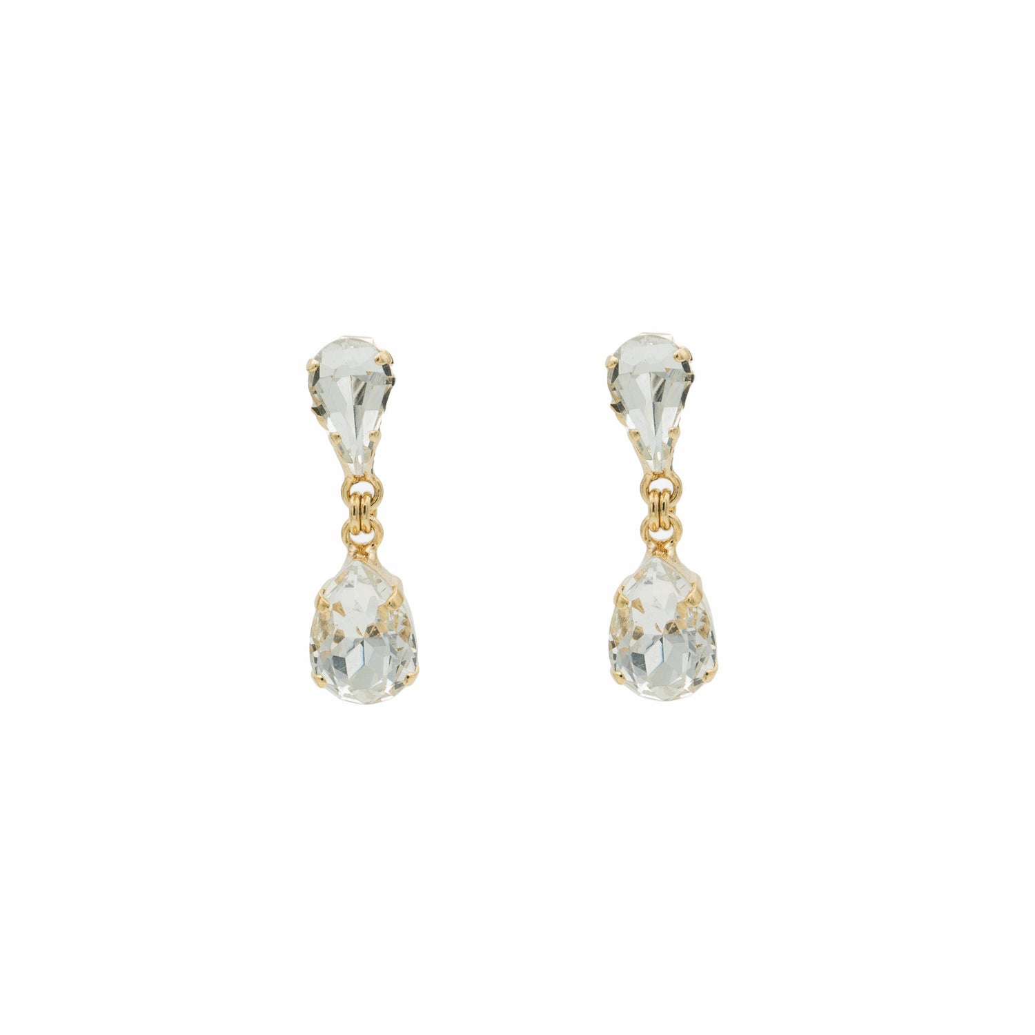 Orecchini in Pietre Goccia Golden Teardrop