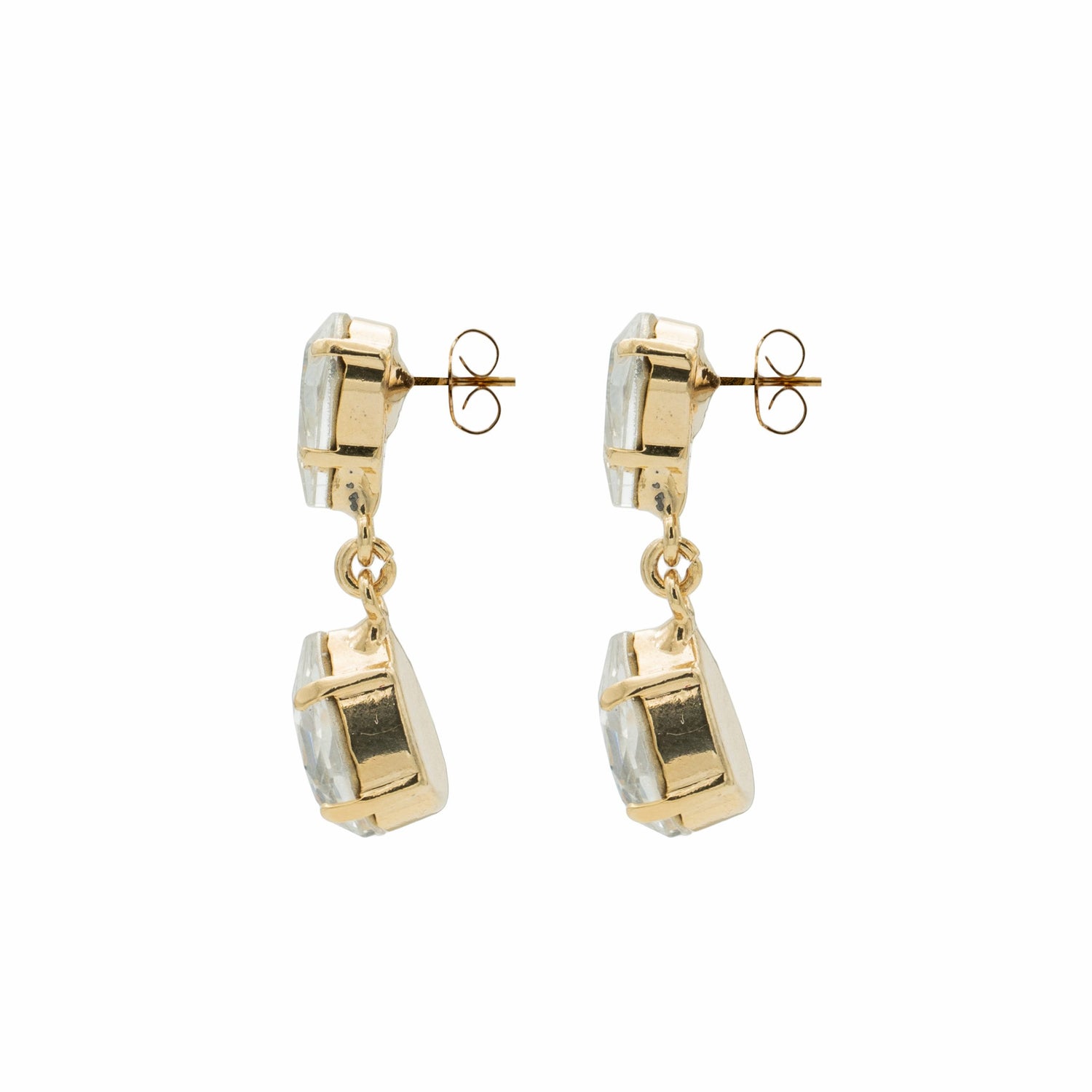 Orecchini in Pietre Goccia Golden Teardrop