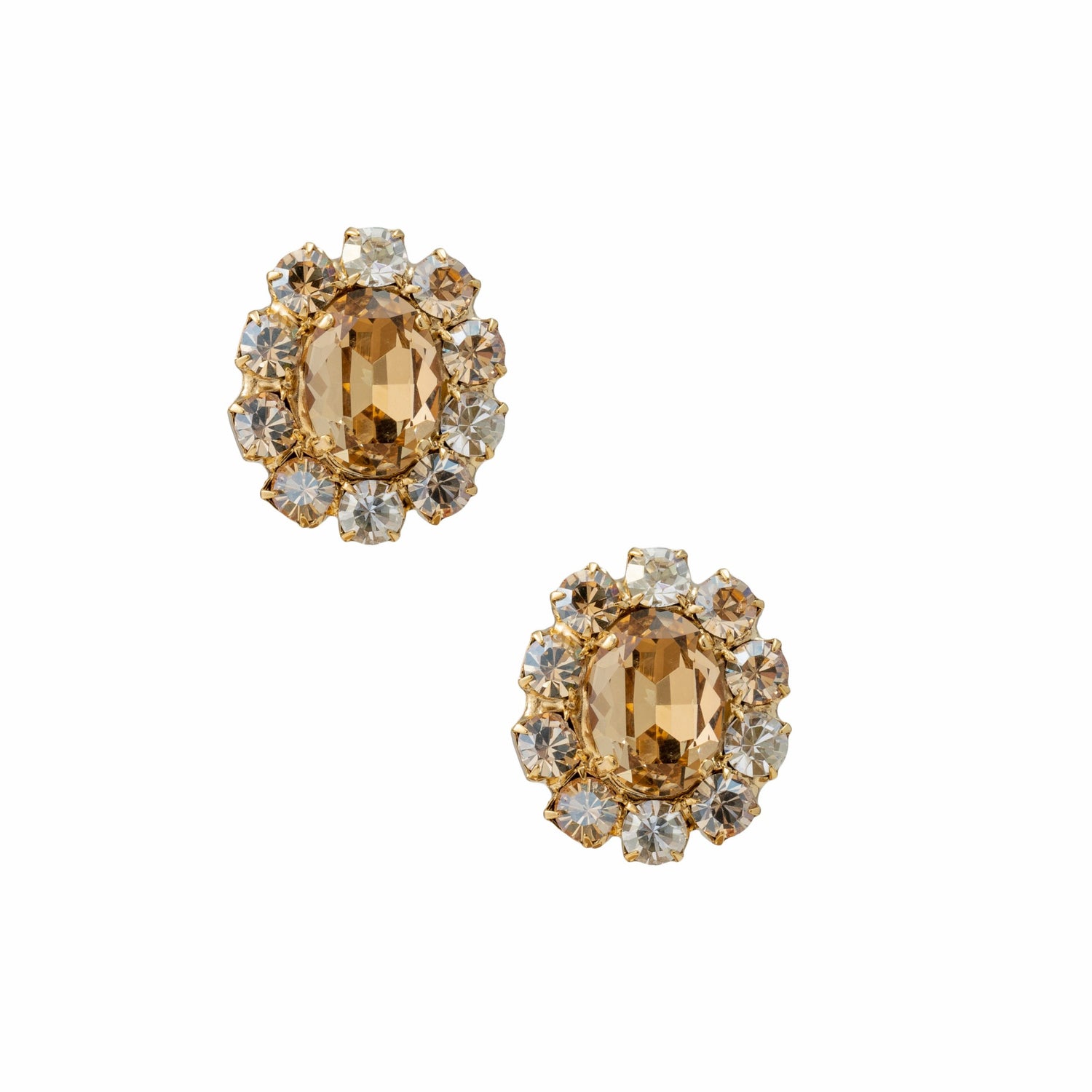 Orecchini Strass Mini Sparkling Gold