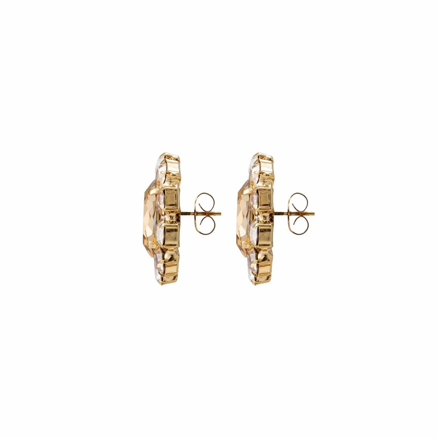 Orecchini Strass Mini Sparkling Gold