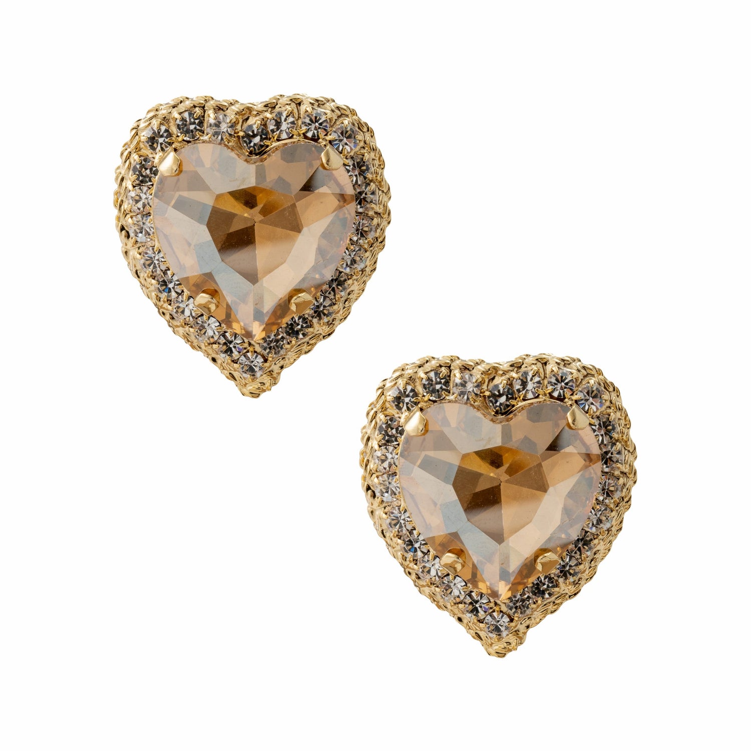 Orecchini Strass Sacred Heart
