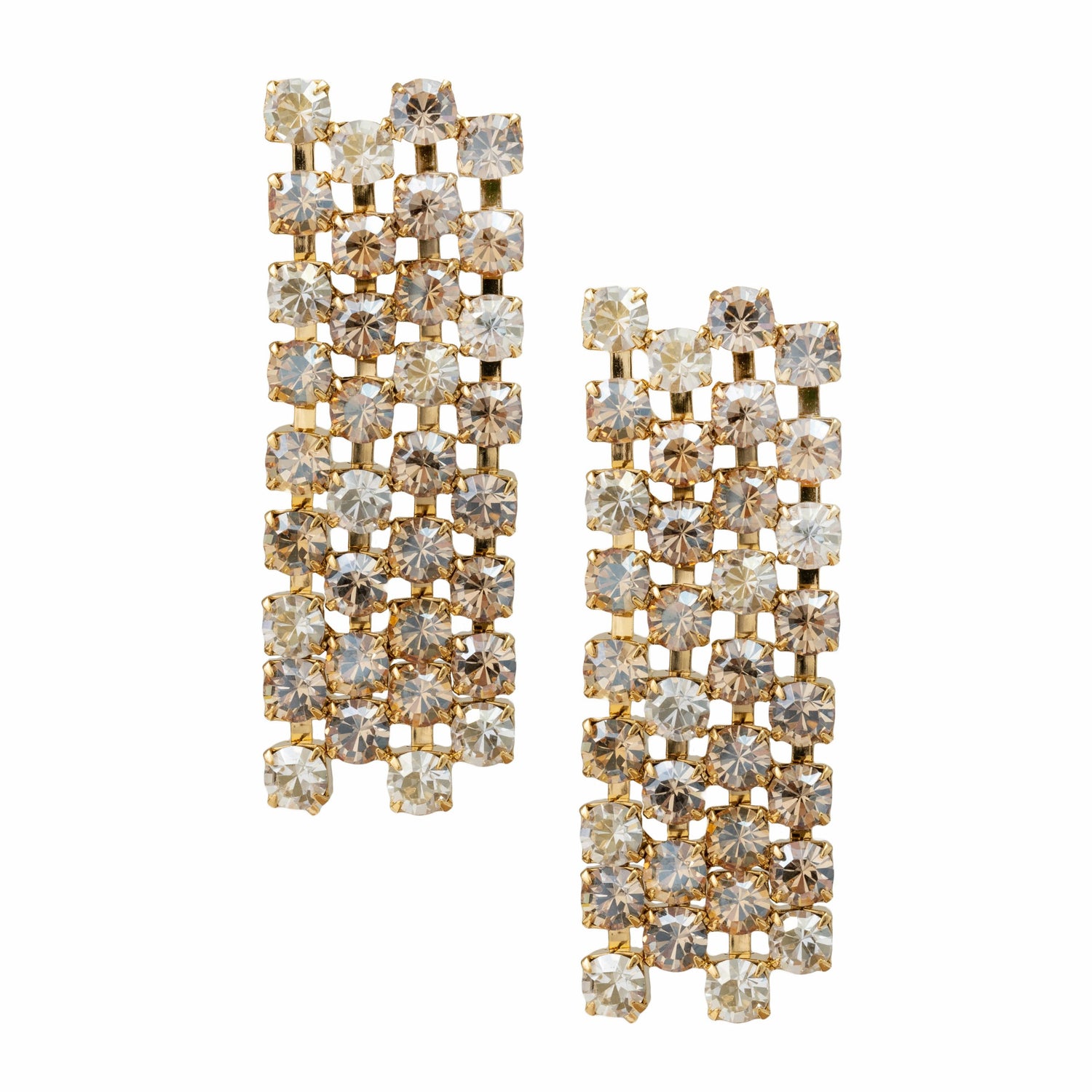 Orecchini Strass Checkmate