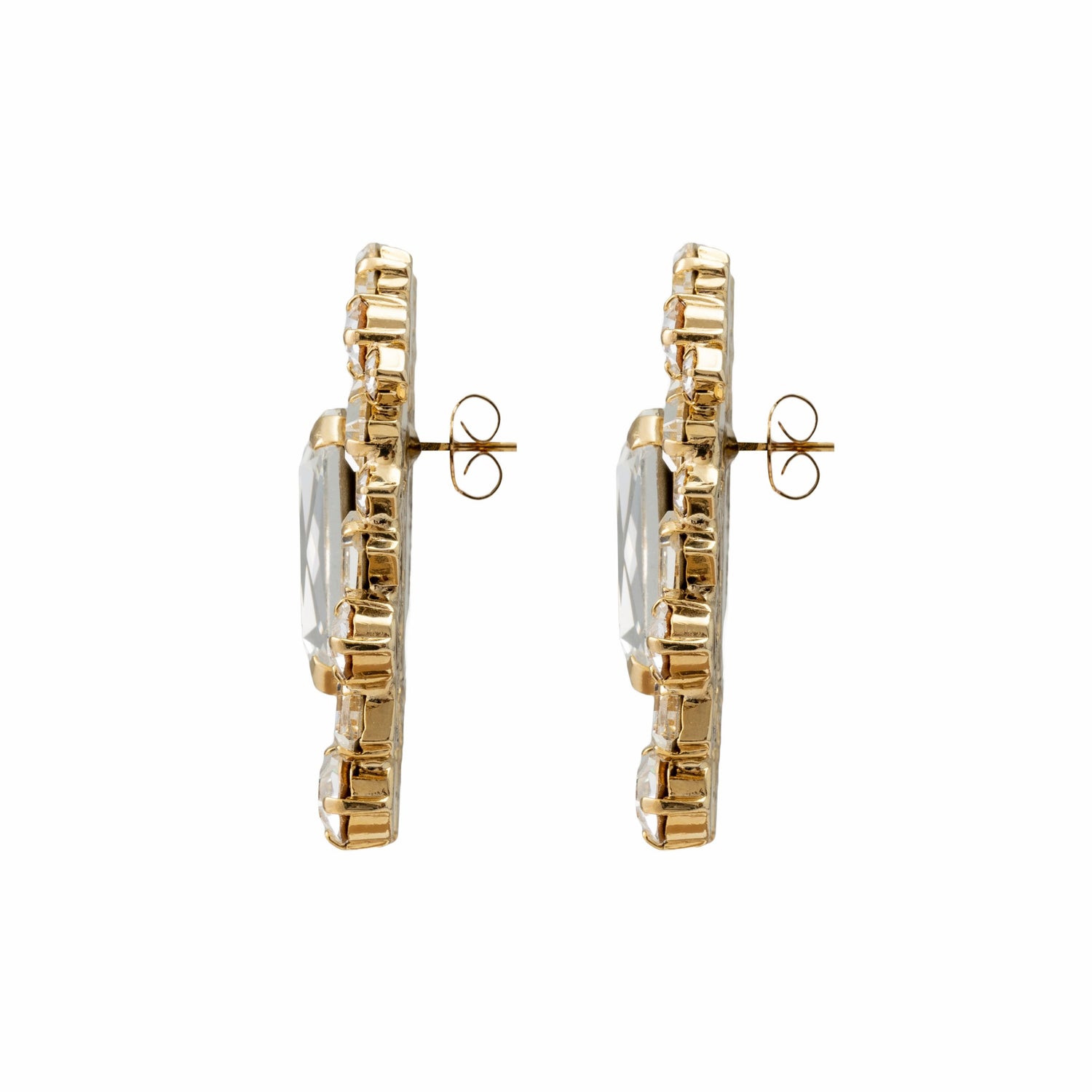 Orecchini Strass Mirror