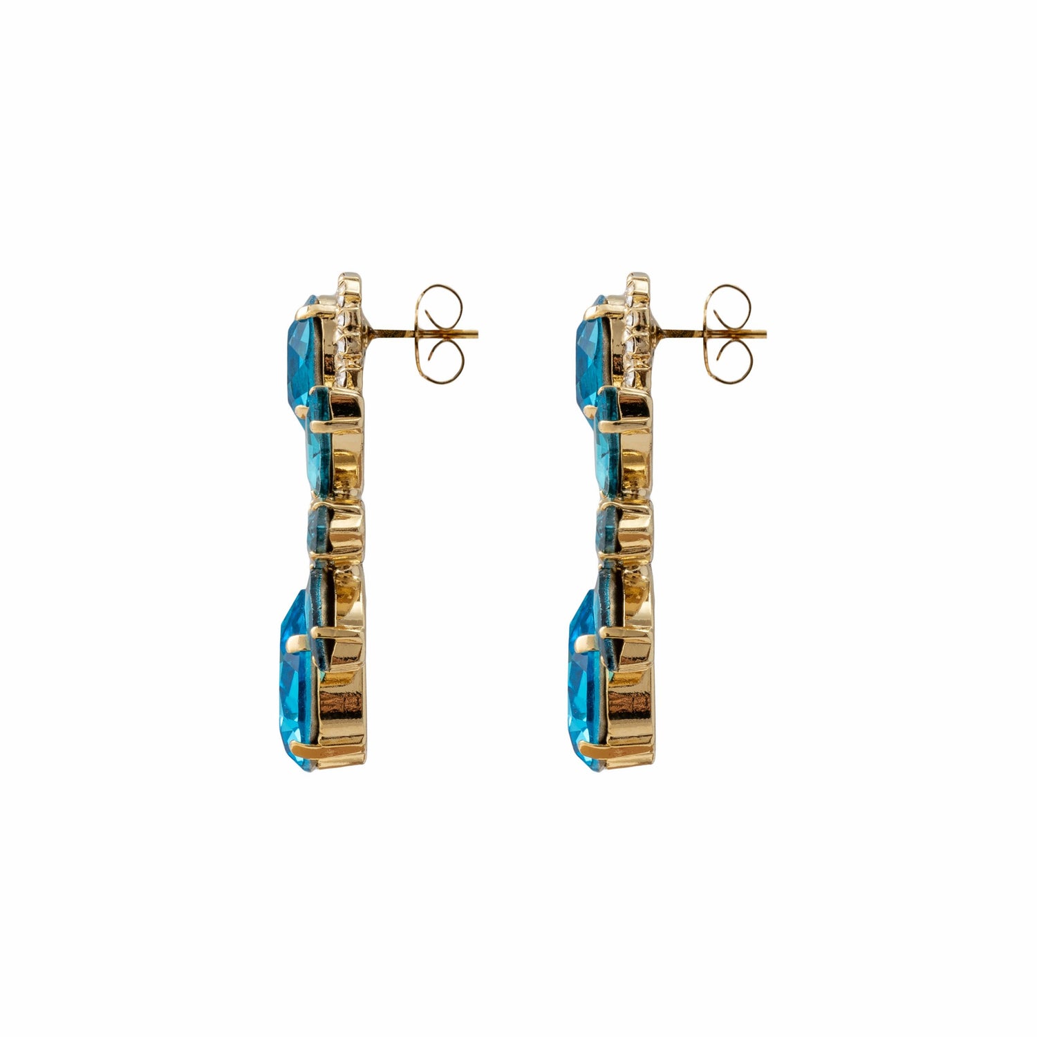 Orecchini Strass Ocean Blue