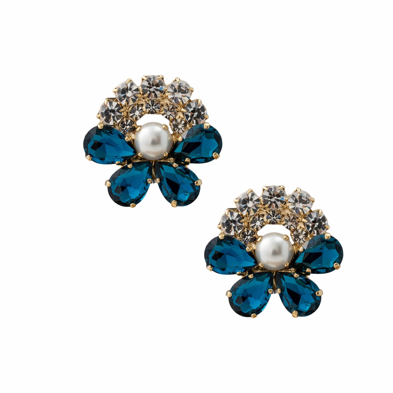 Orecchini Strass Big Bloom