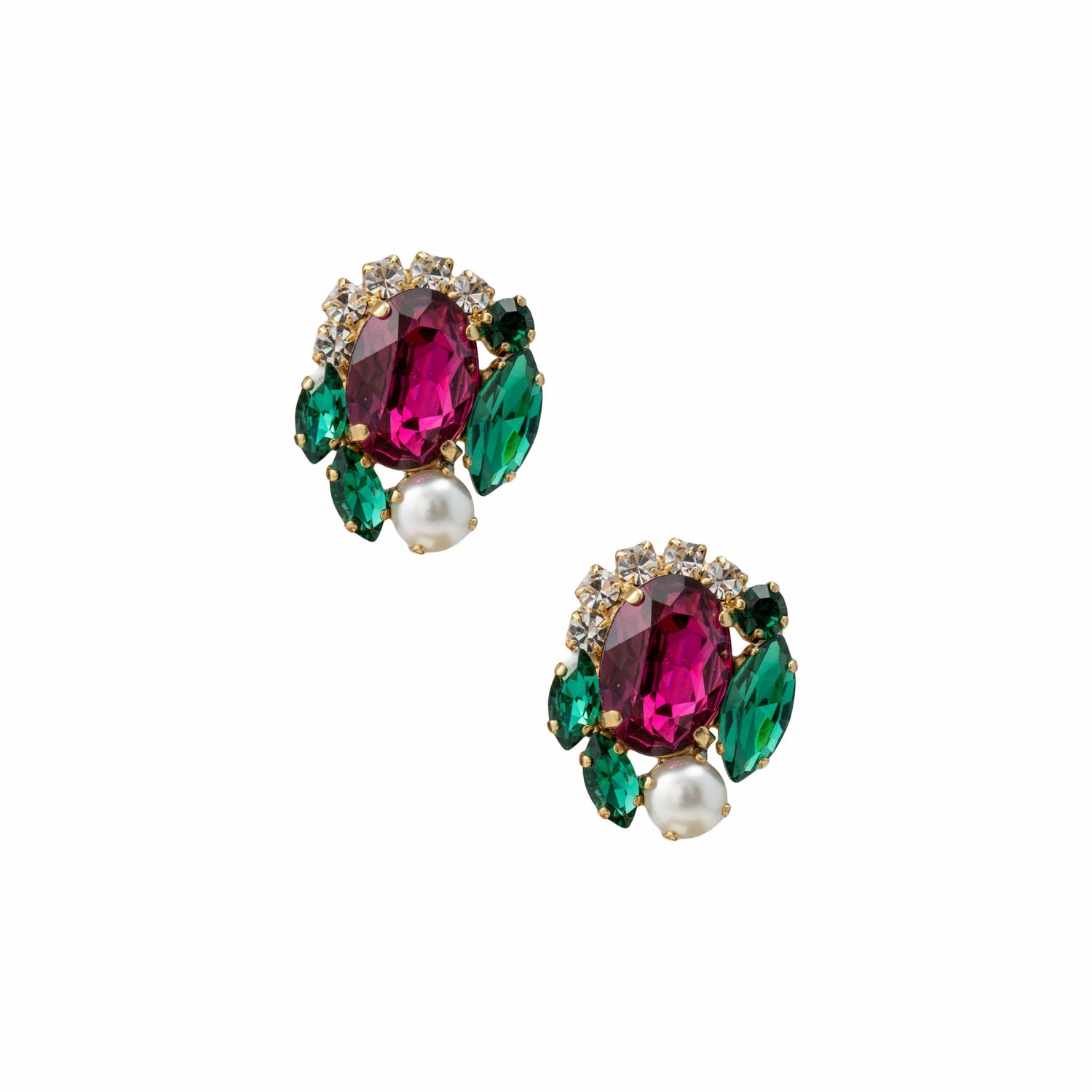 Orecchini Strass Magic Garden