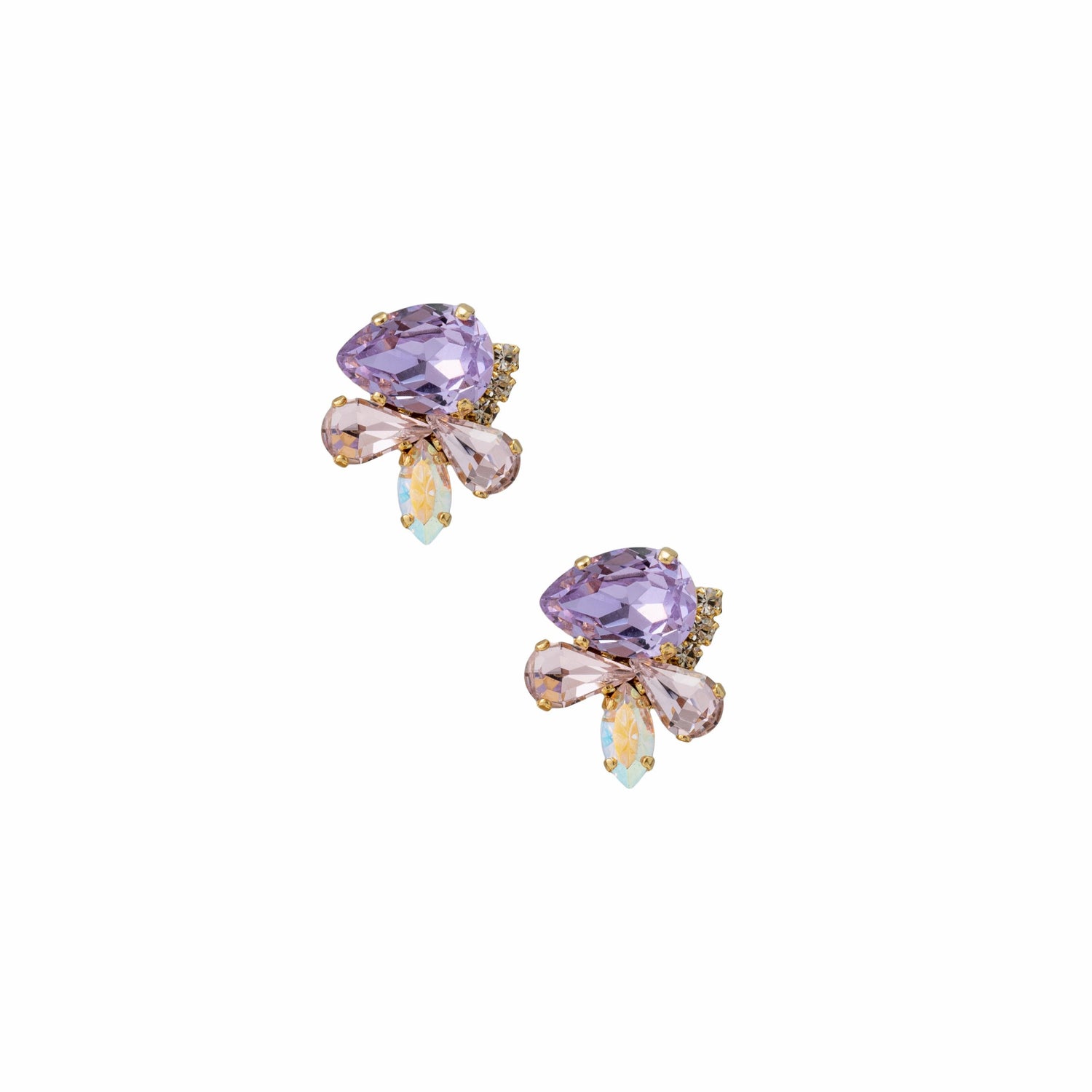Orecchini Strass Aurora Drop