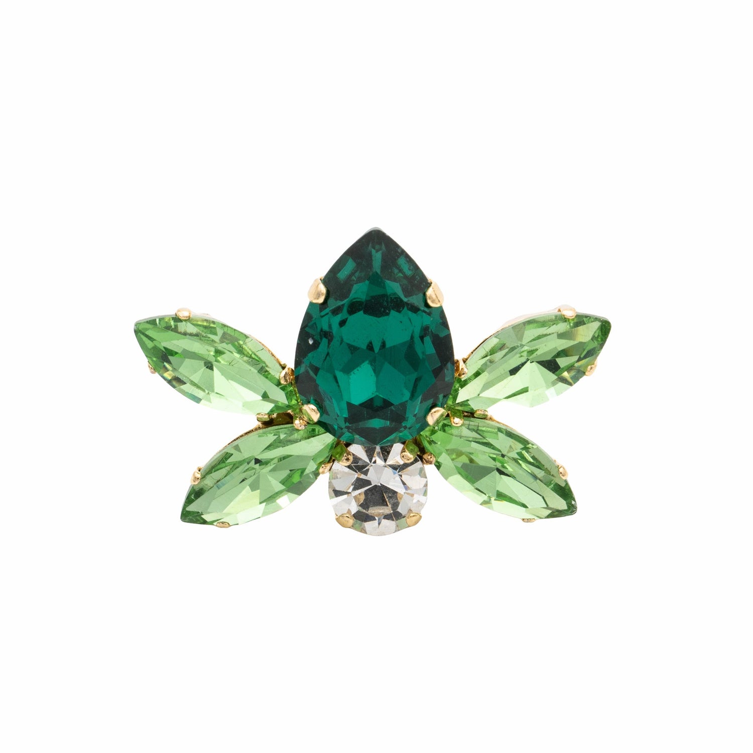 Anello Pietre Tropicale Dragonfly