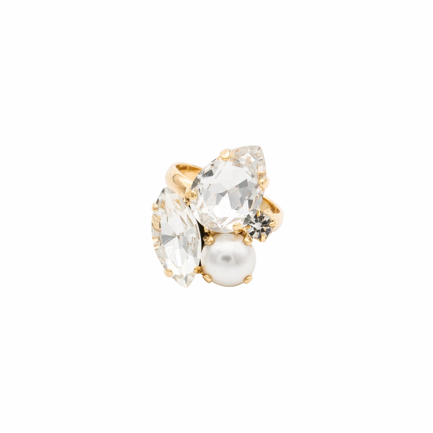 Anello Strass Trinity Silk