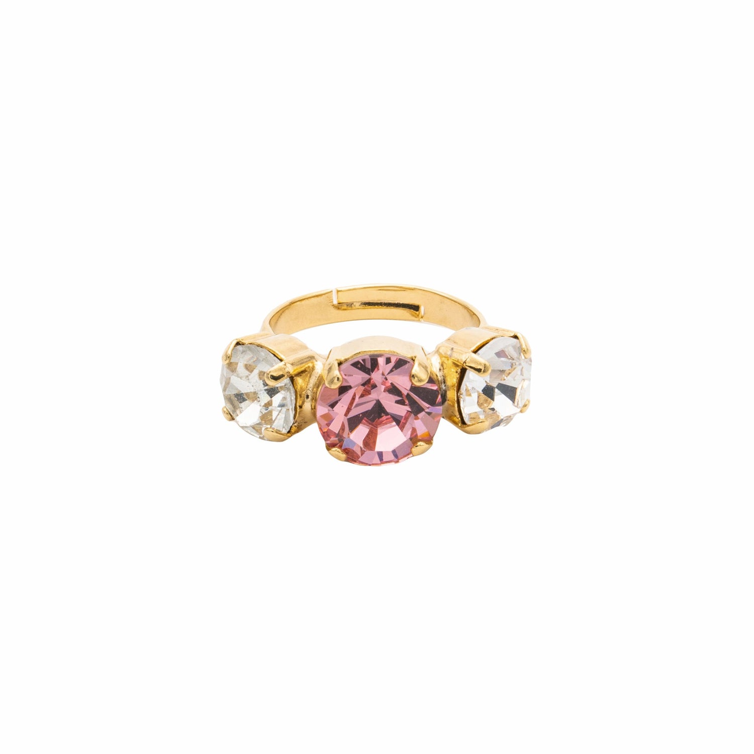 Anello Pietre Two Plus One