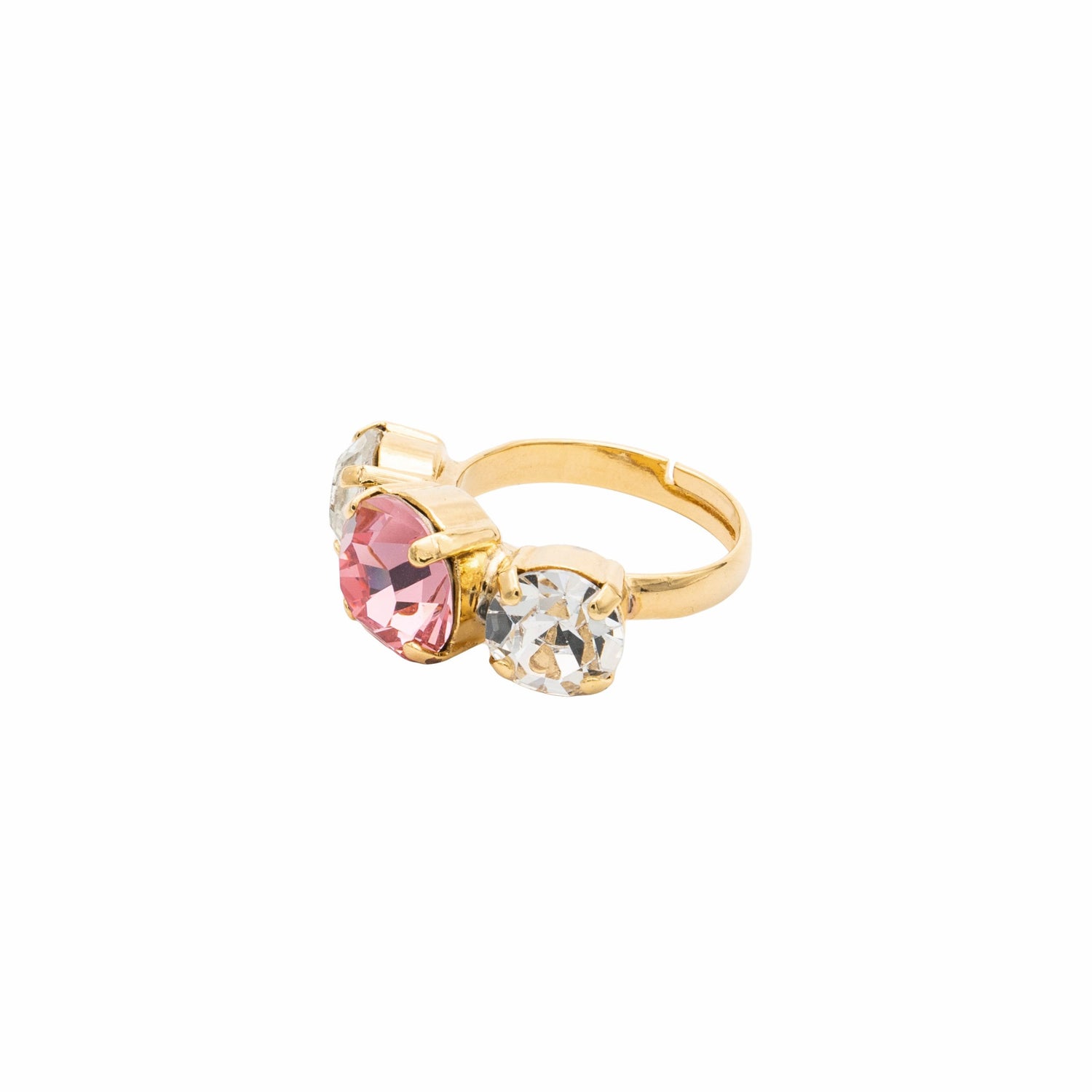 Anello Pietre Two Plus One