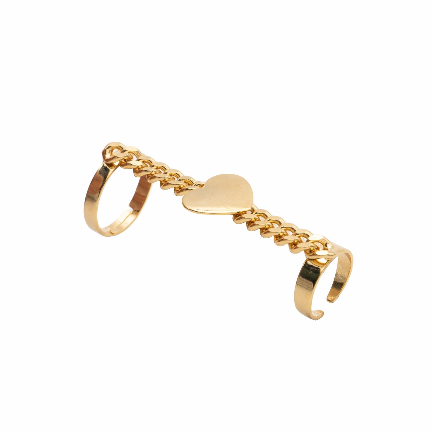 Anello Catena Grumette Fondness E Cuore Metallo