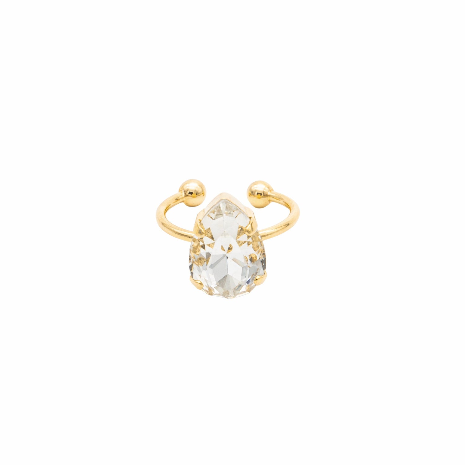 Anello Pietra Nude Goccia