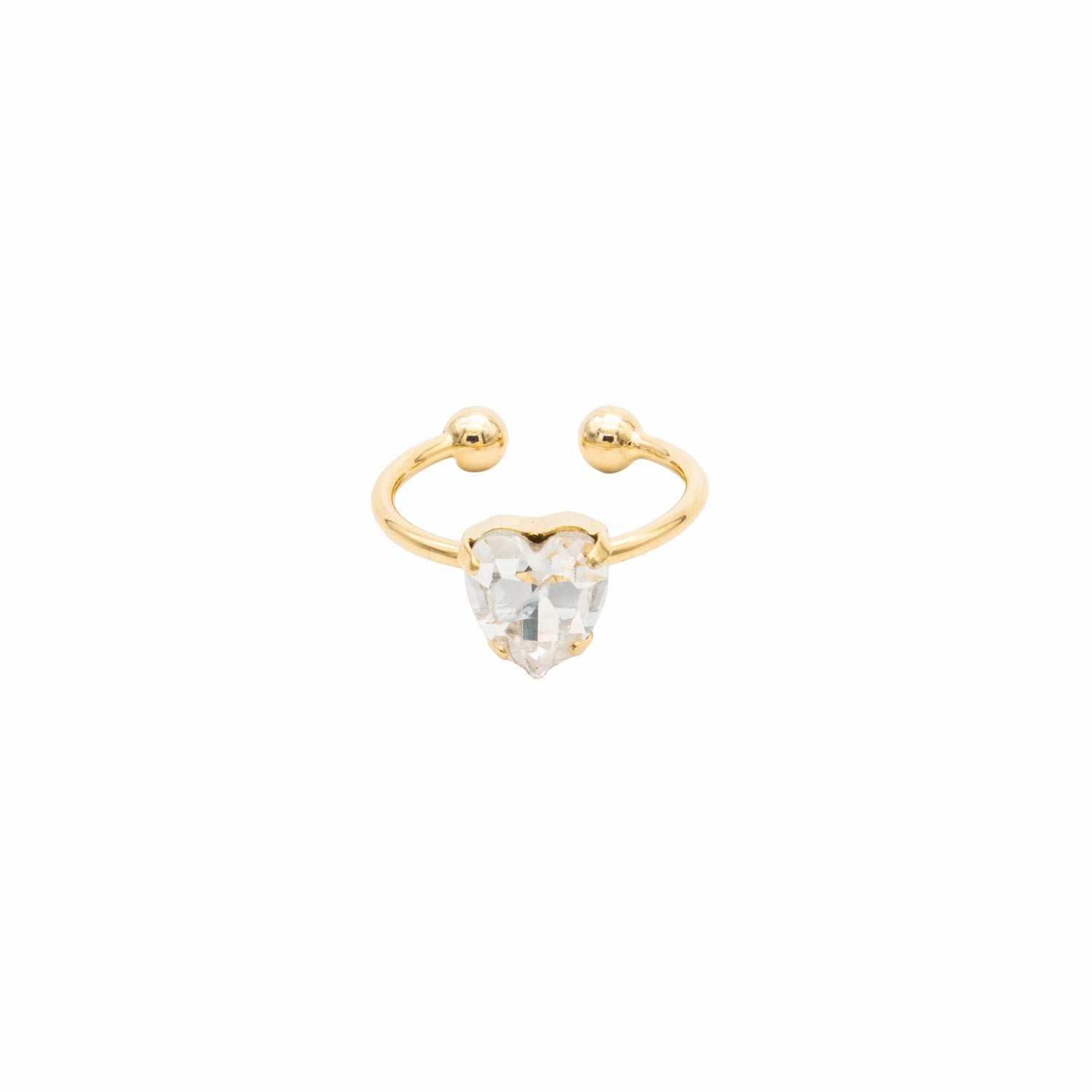 Anello Pietra Nude Cuore