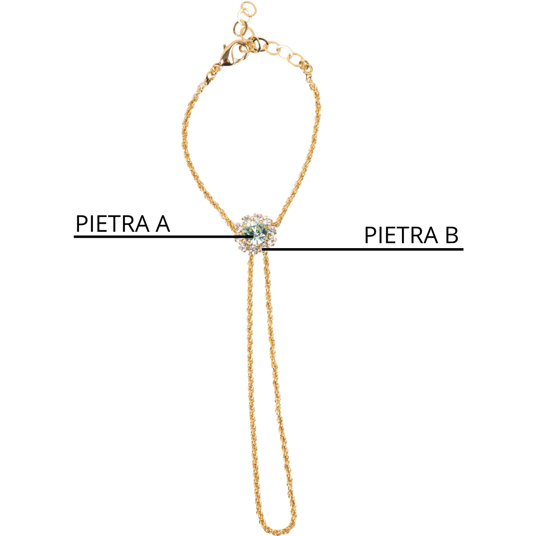 Baciamano Strass Corda Rampino Dainty Catena