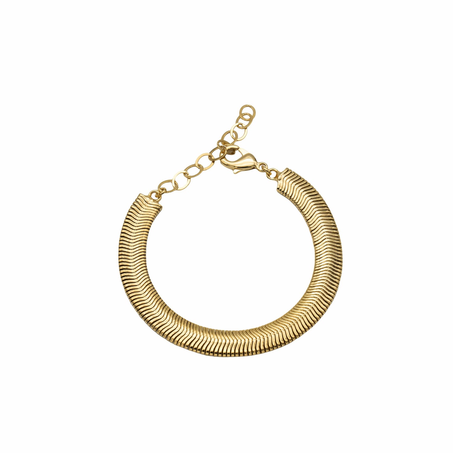 Bracciale Catena Serpe Piatta Mini Egyptian Style
