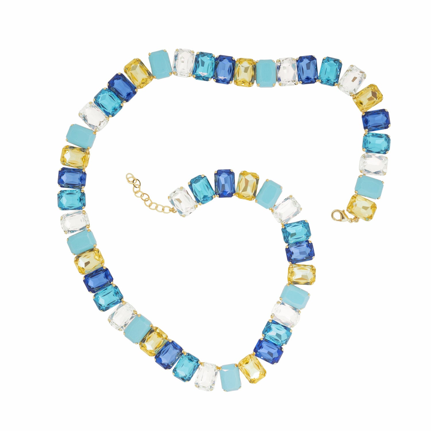 Collana Pietre Long Multi Tris