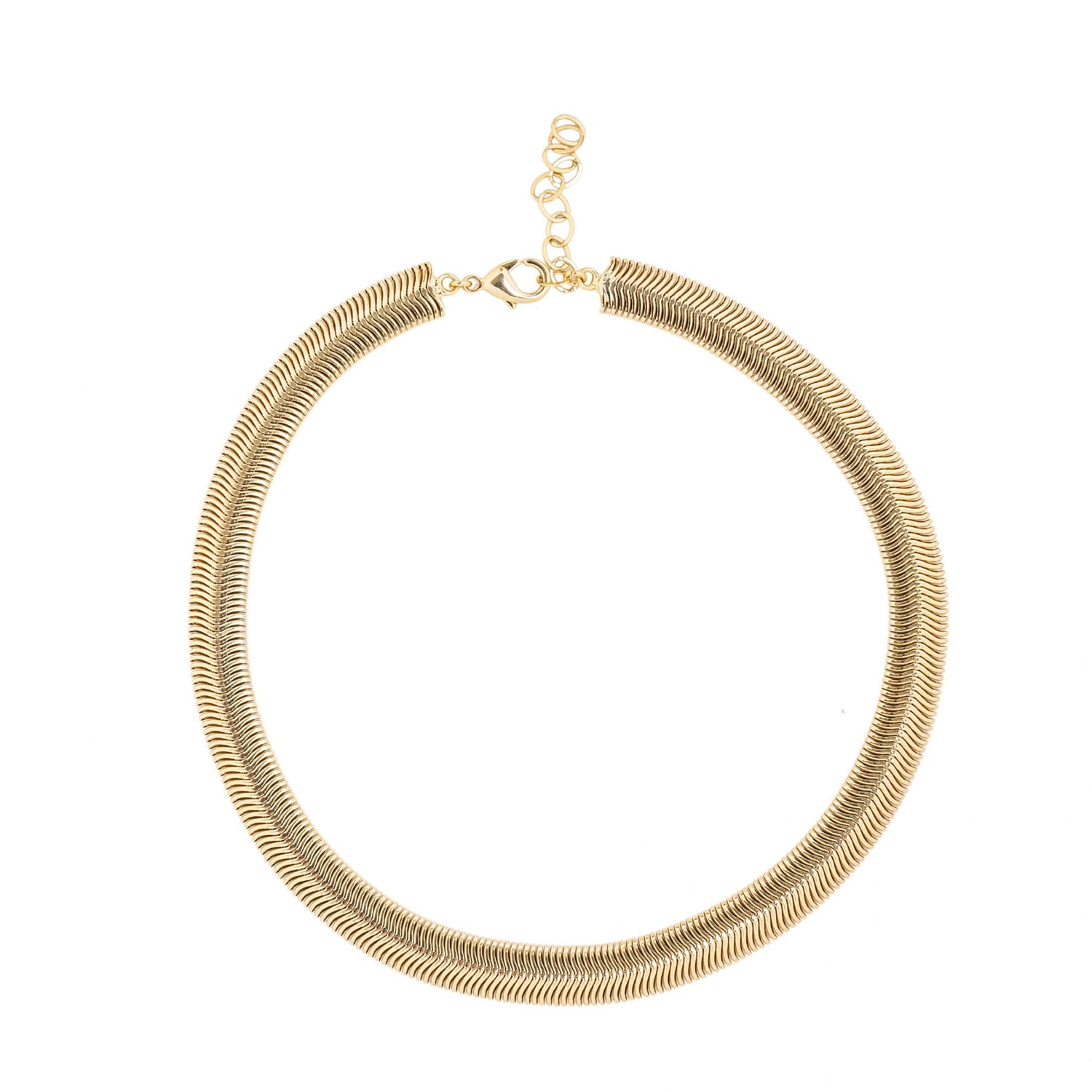 Collana Catena Serpe Piatta Medium Egyptian Style