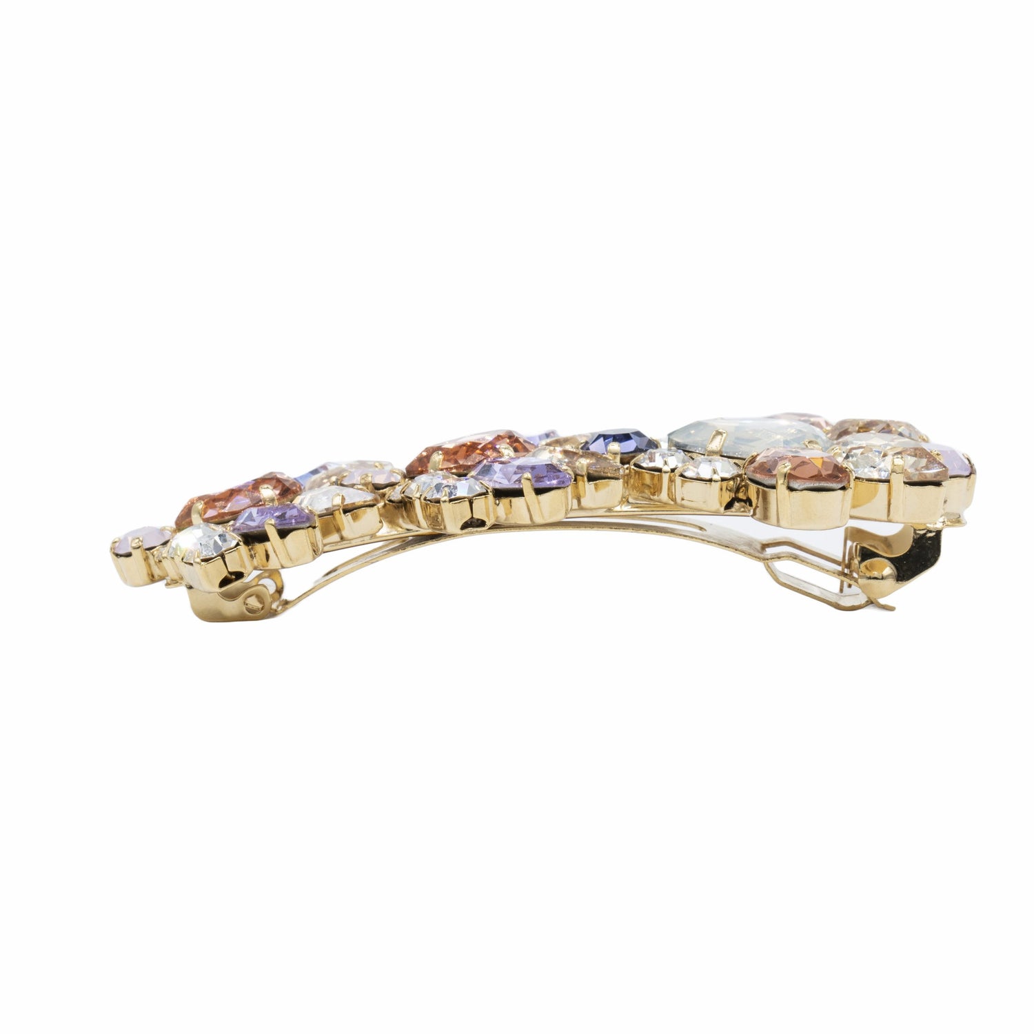 Fermaglio Strass Desert Rose e Pietre