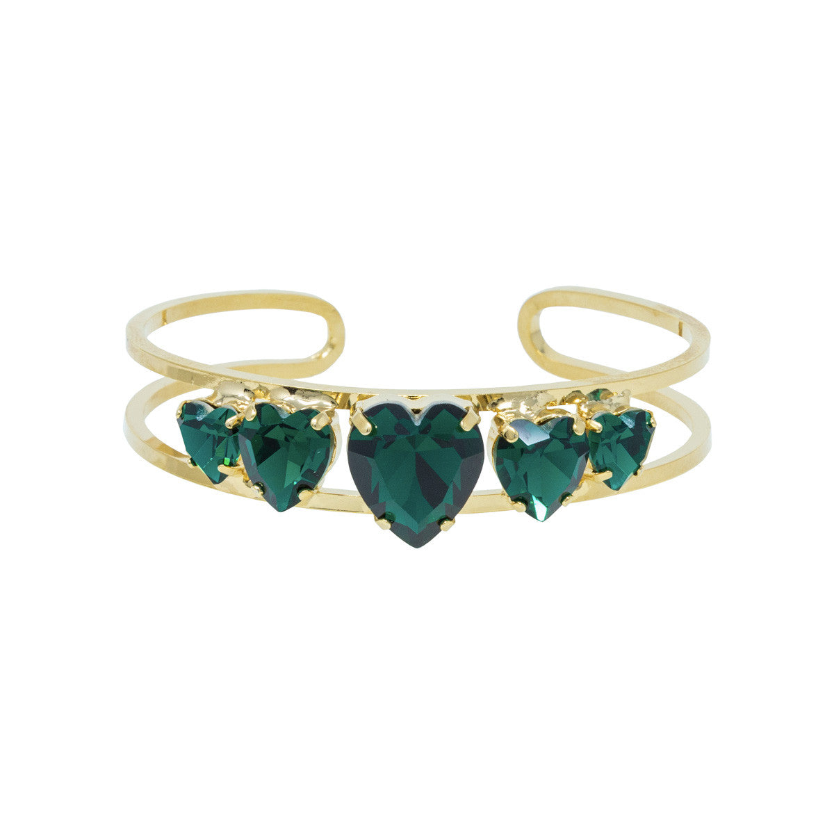 Bracciale Rigido Pietre More Hearts