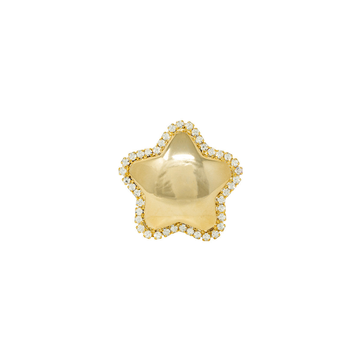 Anello con Strass Glitter Star