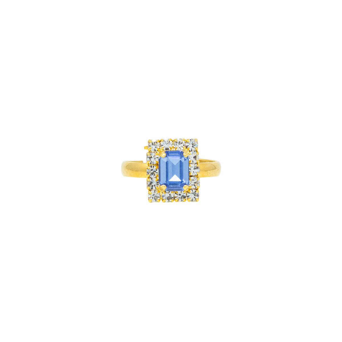 Anello Strass con Pietra Mini Wonderful Zirconia