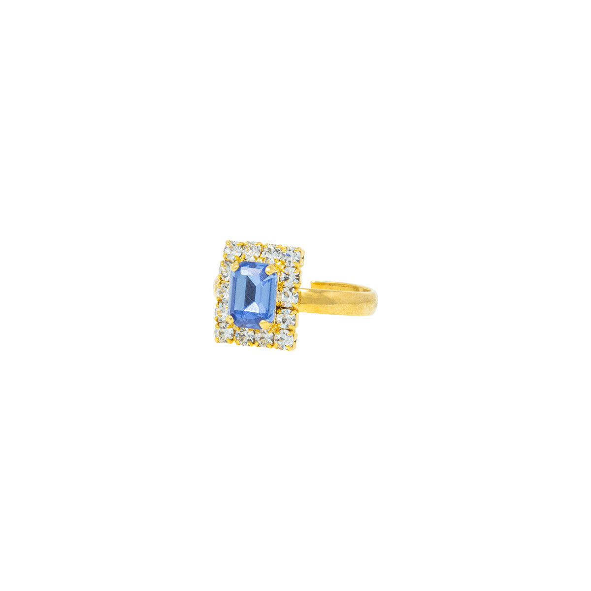 Anello Strass con Pietra Mini Wonderful Zirconia