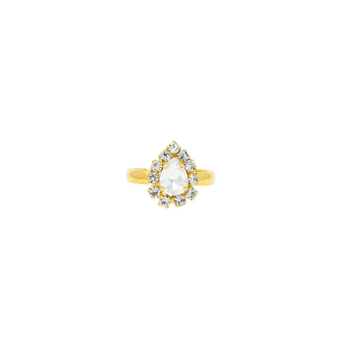 Anello Strass con Pietra Mini Queenly
