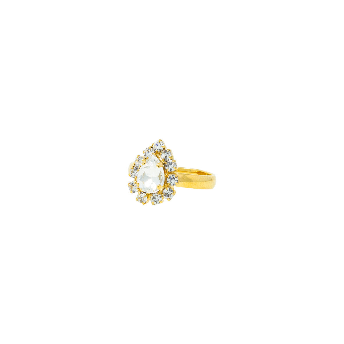 Anello Strass con Pietra Mini Queenly