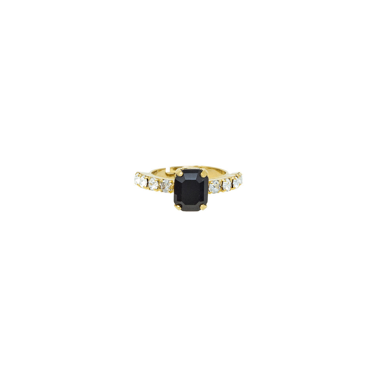 Anello Strass con Pietra Solitarie Zirconia