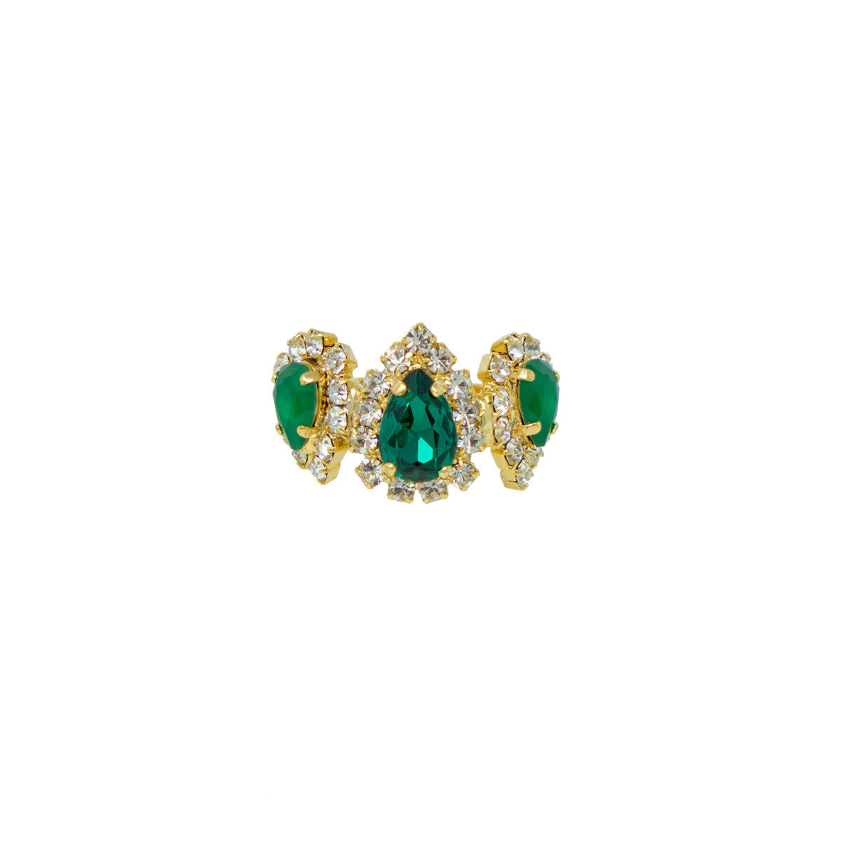 Anello Strass con Pietre Luxury Queen