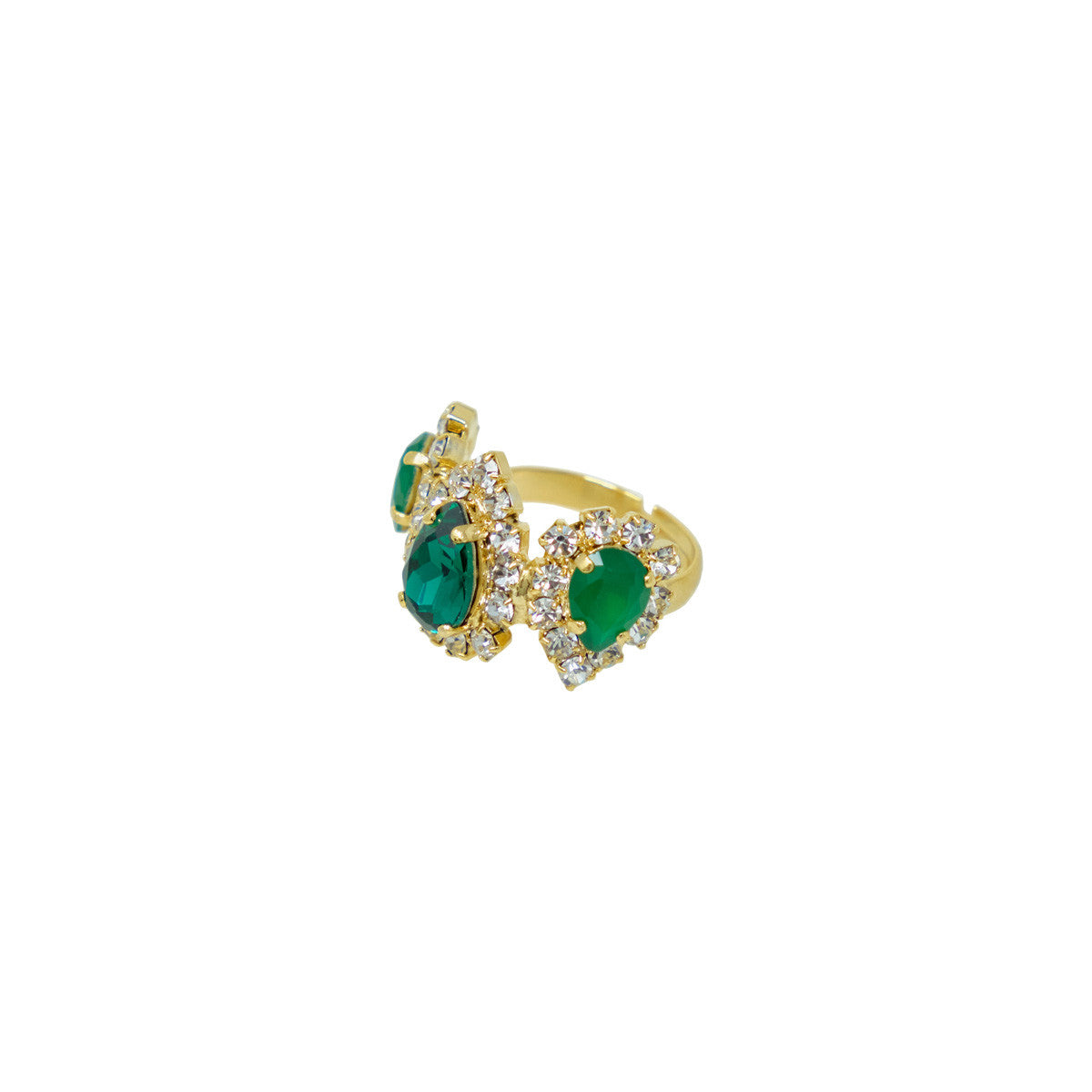Anello Strass con Pietre Luxury Queen