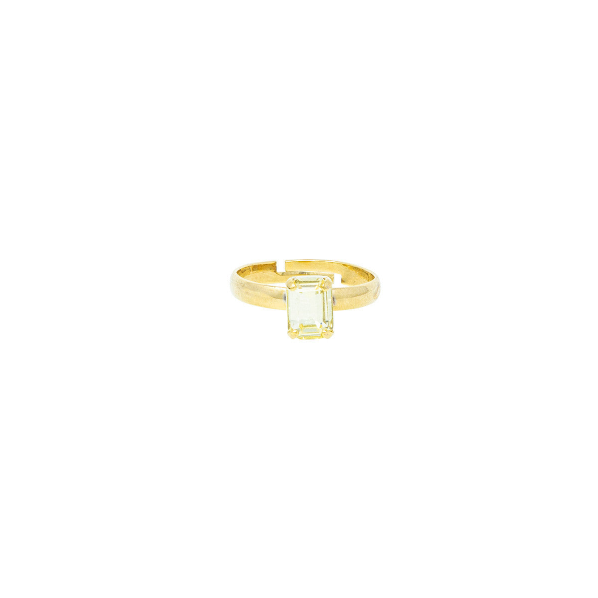 Anello con Pietra Solitaire Mini