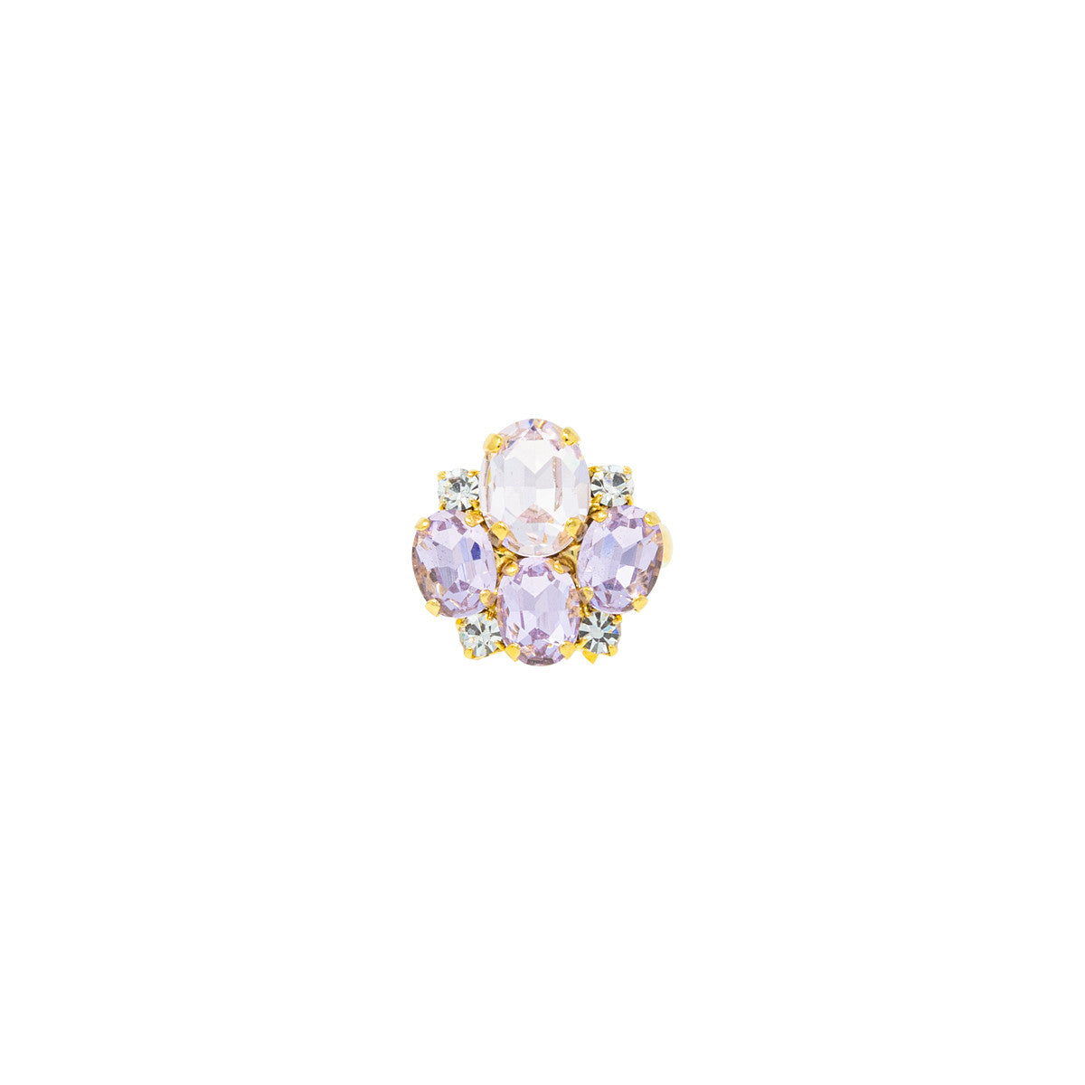 Anello con Pietre e Strass Rosaline