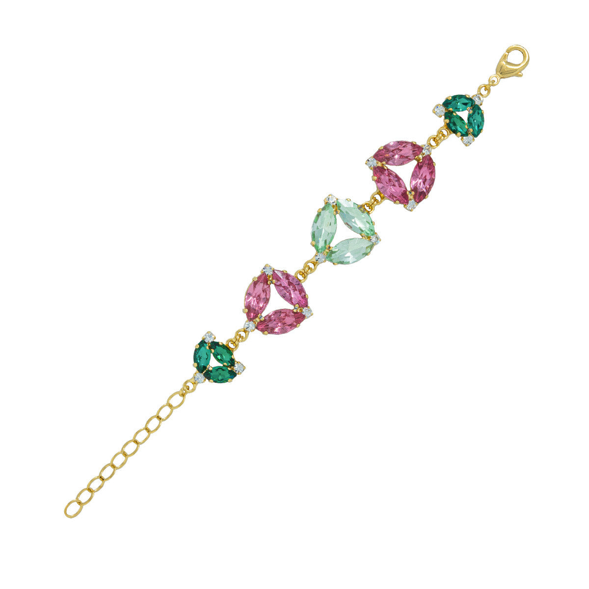 Bracciale con Pietre e Strass Graceful Sparkle