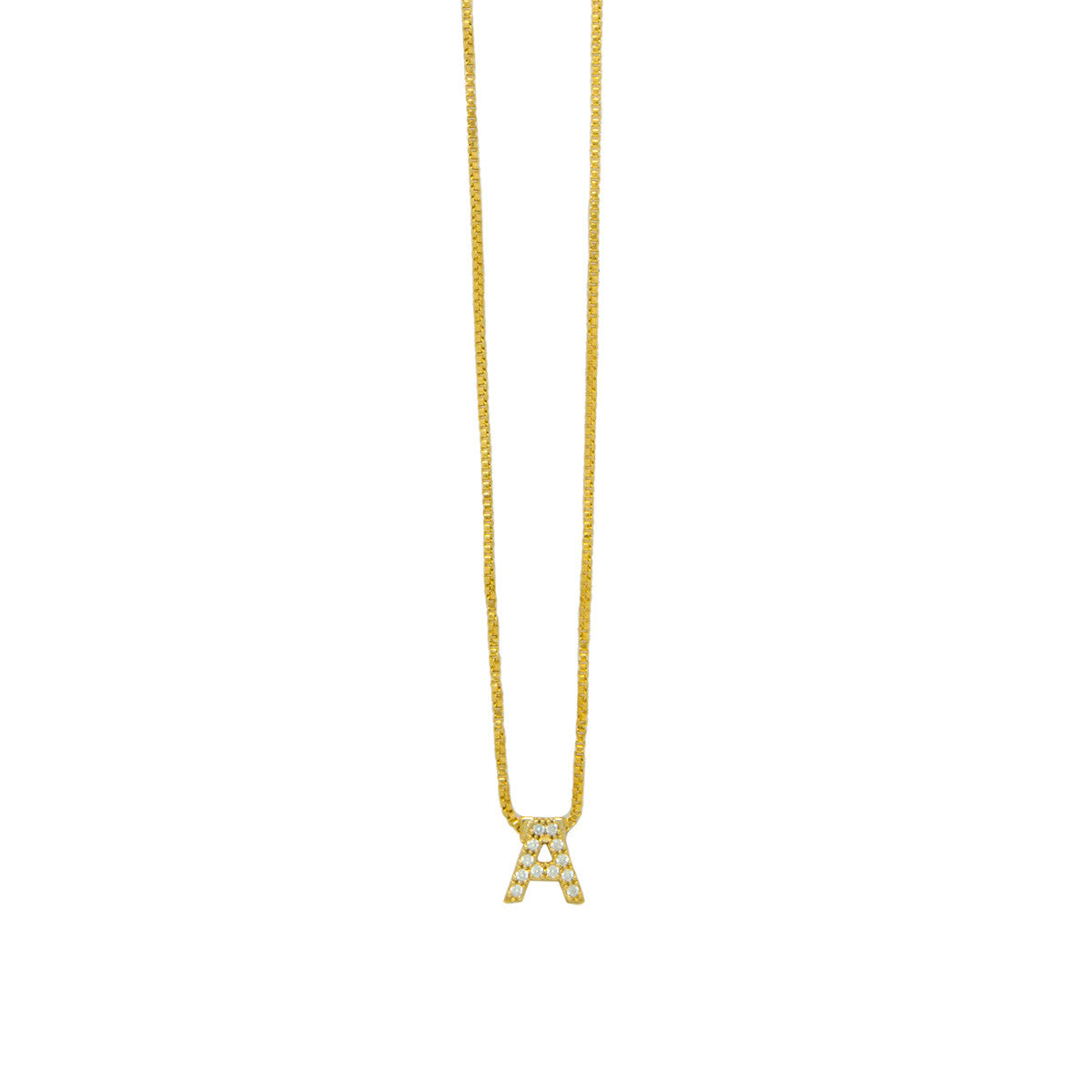 Collana con Zirconi Zircon Letter