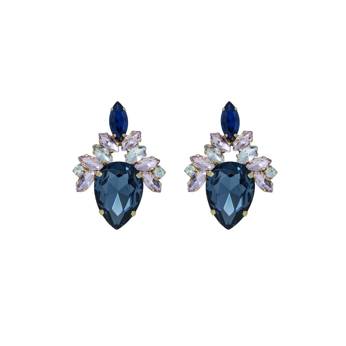 Orecchini a Lobo con Pietre e Strass Empire