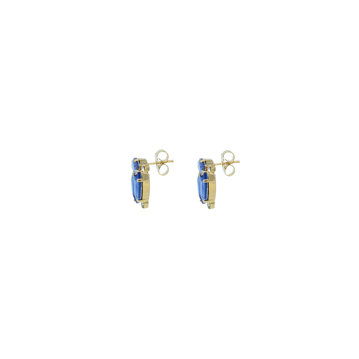 Orecchini a Lobo con Pietre e Strass Littel Lady