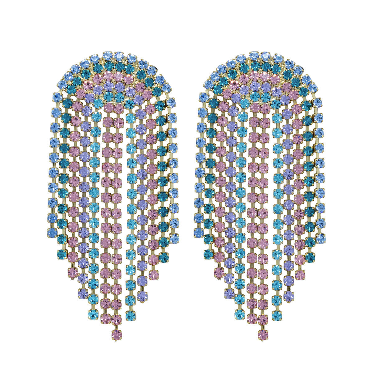 Orecchini Pendenti Strass Jacqueline