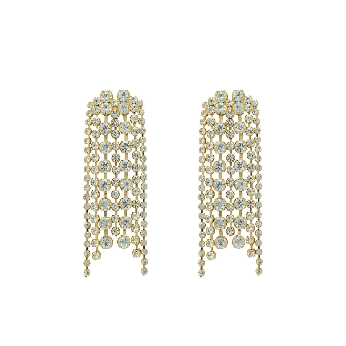 Orecchini Pendenti Strass Sparkling Lines