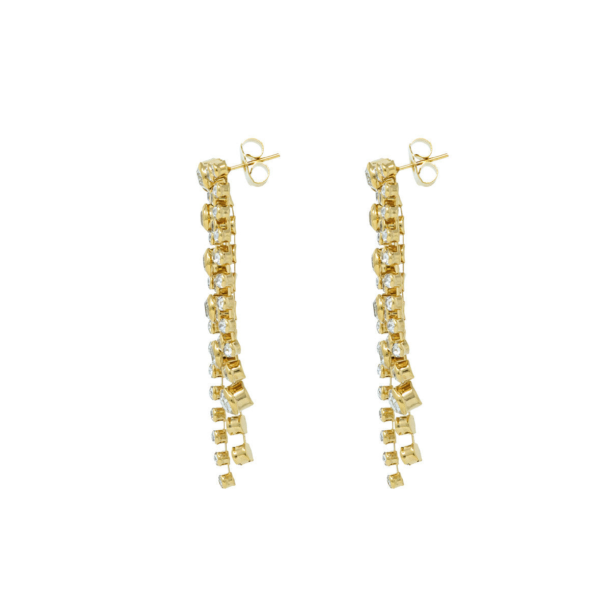 Orecchini Pendenti Strass Sparkling Lines