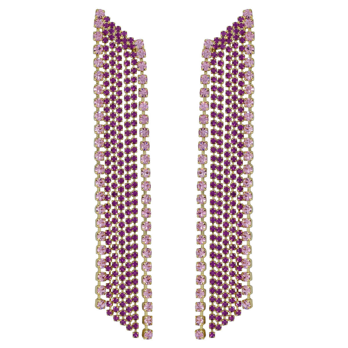 Orecchini Pendenti Strass Atene