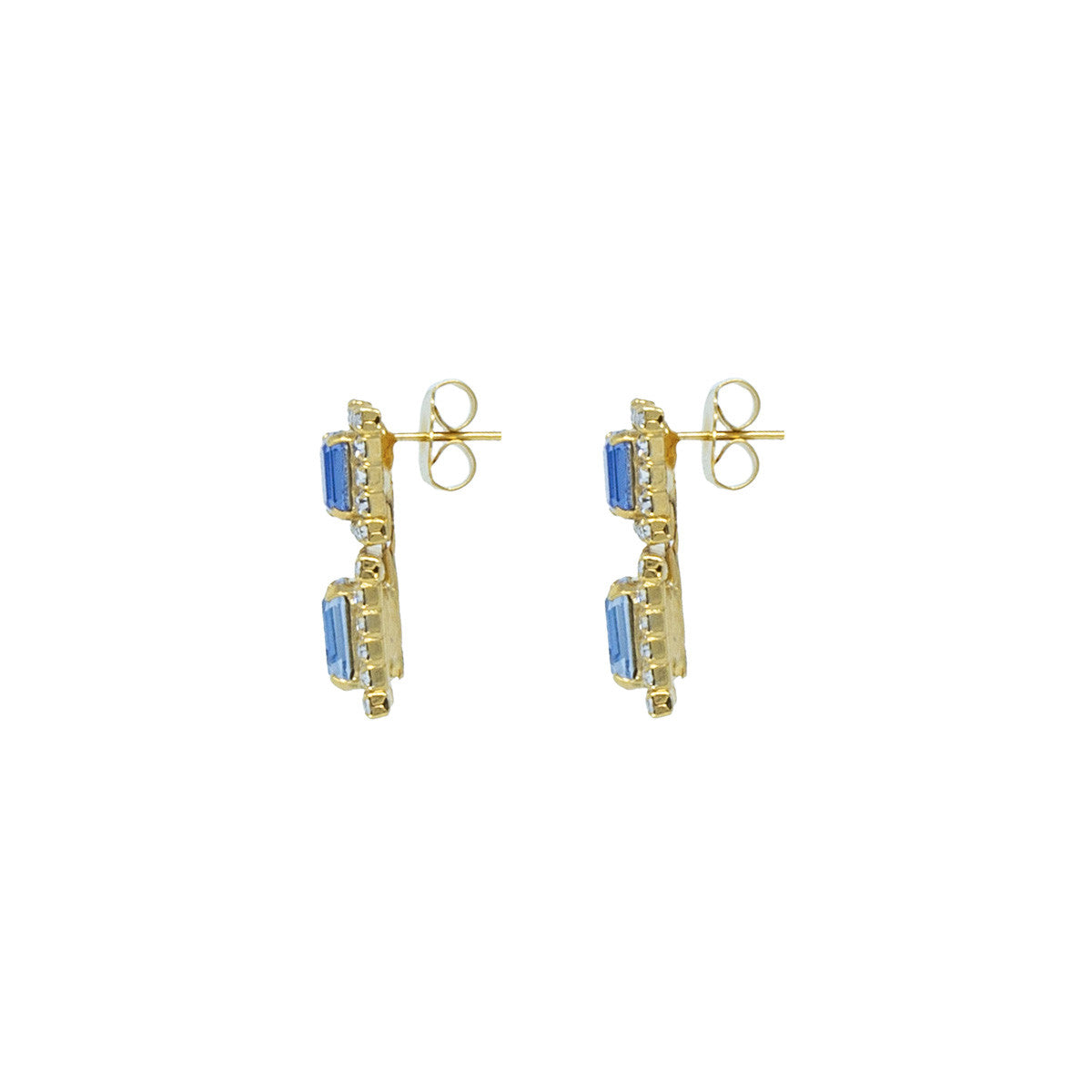 Orecchini Pendenti in Pietra e Strass Dual Wonderful Zirconia